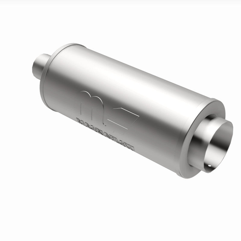 MagnaFlow 6" Round Center/Center Performance Muffler With Tip 14846 360 Degree Image Set