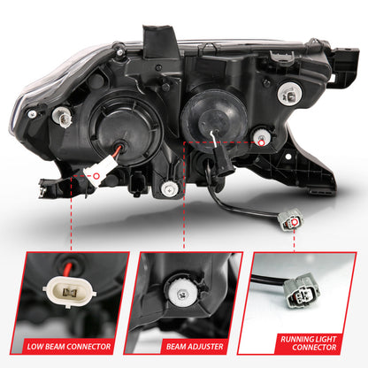 Anzo  16-17 Toyota Tacoma Projector Headlights w/ Plank Style Design 111379 Photo - lifestyle view