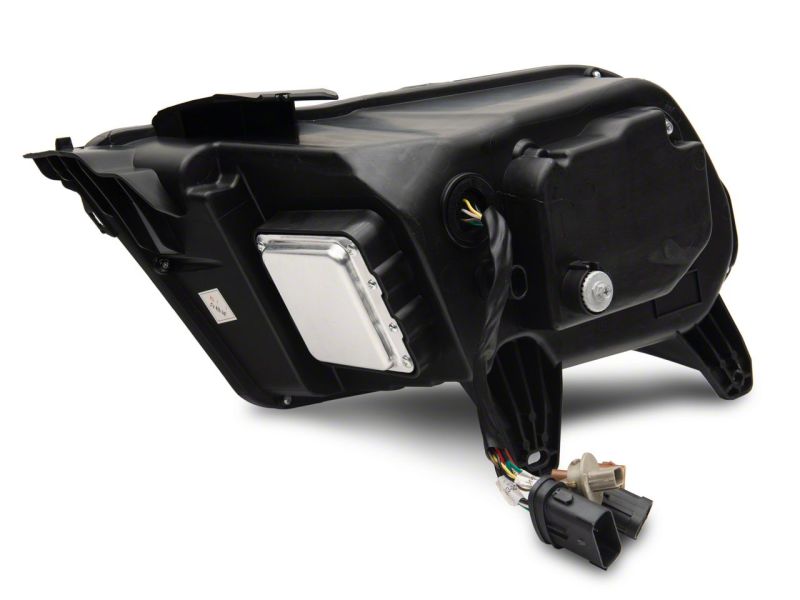 Raxiom 10-12 Ford Mustang w/ Factory Halogen LED Projector Headlights- Blk Housing (Clear Lens) 422461 422461 Photo - Close Up