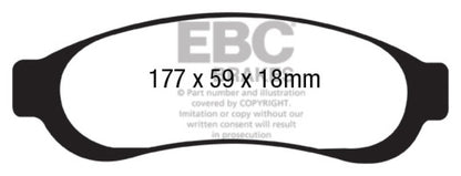 EBC Disc Brake Pad Set DP61779 Photo - Primary