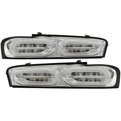 Spyder Chevy Camaro 16-18 (Do Not Fit Halogen Model) LED Tail Lights Chrome ALT-YD-CCAM16LED-SEQ-C 5087249 5087249 Photo - Primary