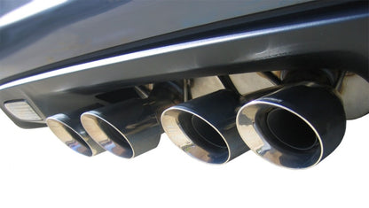 Corsa Performance 3.0" Dual Rear Exit Cat-Back Exhaust System With Twin 4.0" Tips 14164CB1 Photo - Mounted