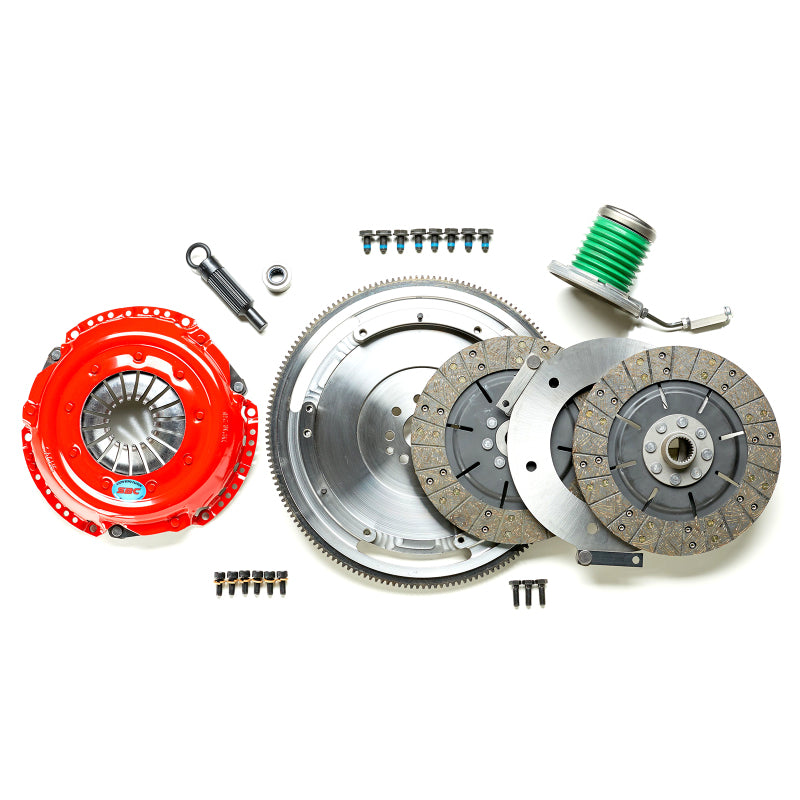 South Bend Clutch South Bend 11-16 Ford Mustang 5.0L Comp Dual Disc Kit w/ Flywheel CDDFMK1026 CDDFMK1026 Photo - Primary
