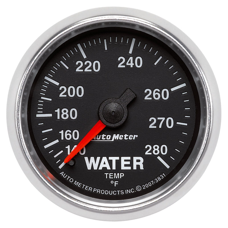 AutoMeter Gauge Water Temp 2-1/16in. 140-280 Deg. F Mechanical Gs 3831 3831 Photo - Primary