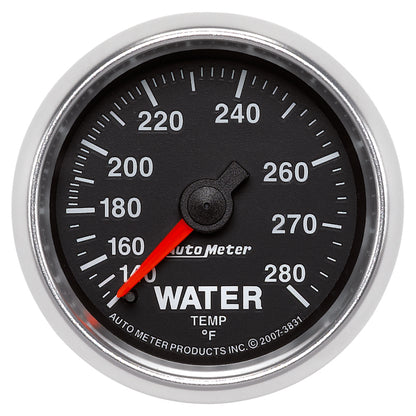 AutoMeter Gauge Water Temp 2-1/16in. 140-280 Deg. F Mechanical Gs 3831 3831 Photo - Primary