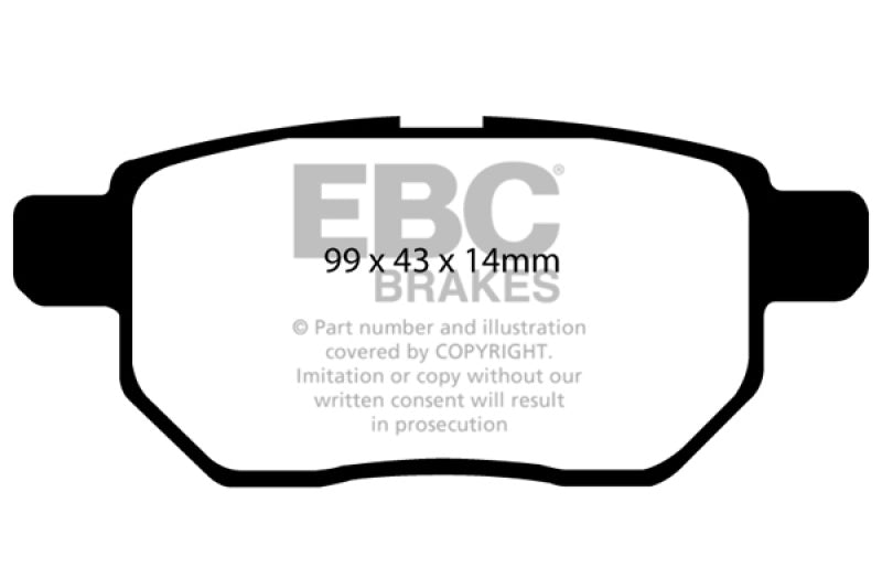 EBC Disc Brake Pad Set DP21947 Photo - Primary