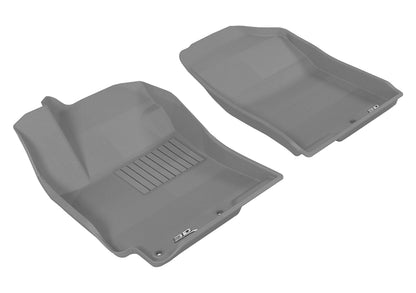 3D MAXpider 2012-2017 Hyundai Accent Kagu 1st Row Floormat - Gray L1HY02211501 L1HY02211501 Photo - Primary