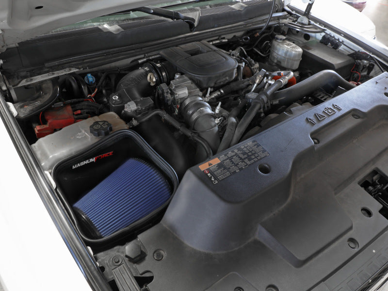 aFe 11-16 GM Silverado / Sierra 2500/3500HD (6.6L V8) MagnumFORCE Intake Stage-2 Pro 5R 54-13016R 54-13016R Photo - Mounted