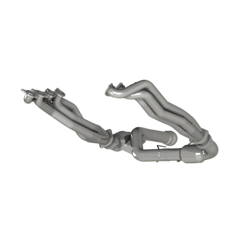 Kooks Headers 2022+ Ford F-150 Raptor R 5.2L 4V. 2in Header and H.O. Green Catted Conn. 1372H640 1372H640 Photo - Unmounted