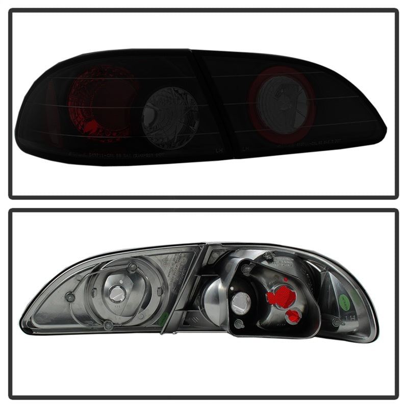 Spyder Toyota Corolla 98-02 Euro Tail Lights Black Smoke ALT-YD-TC98-BSM 5084323 5084323 Photo - Unmounted