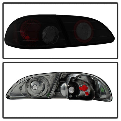 Spyder Toyota Corolla 98-02 Euro Tail Lights Black Smoke ALT-YD-TC98-BSM 5084323 5084323 Photo - Unmounted