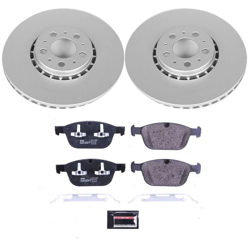 PowerStop Power Stop 03-14 Volvo XC90 Front Euro-Stop Brake Kit ESK5707 ESK5707 Photo - Primary
