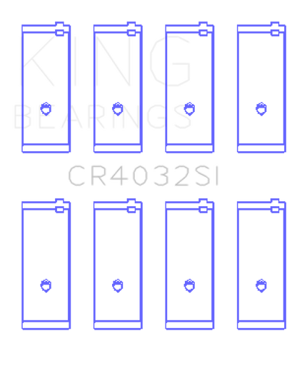 King Engine Bearings King Toyota 4AGE Performance Rod Bearing Set CR4032SI0.25 CR4032SI0.25 Photo - Primary