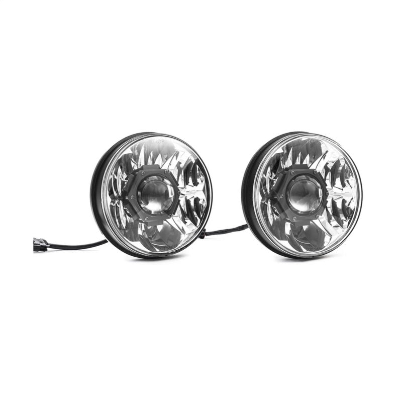 KC HiLiTES 18-20 Jeep JL/JT 7in. Gravity LED Pro DOT Approved Replac. Headlight (Pair Pack Sys) 42342 42342 Photo - Primary