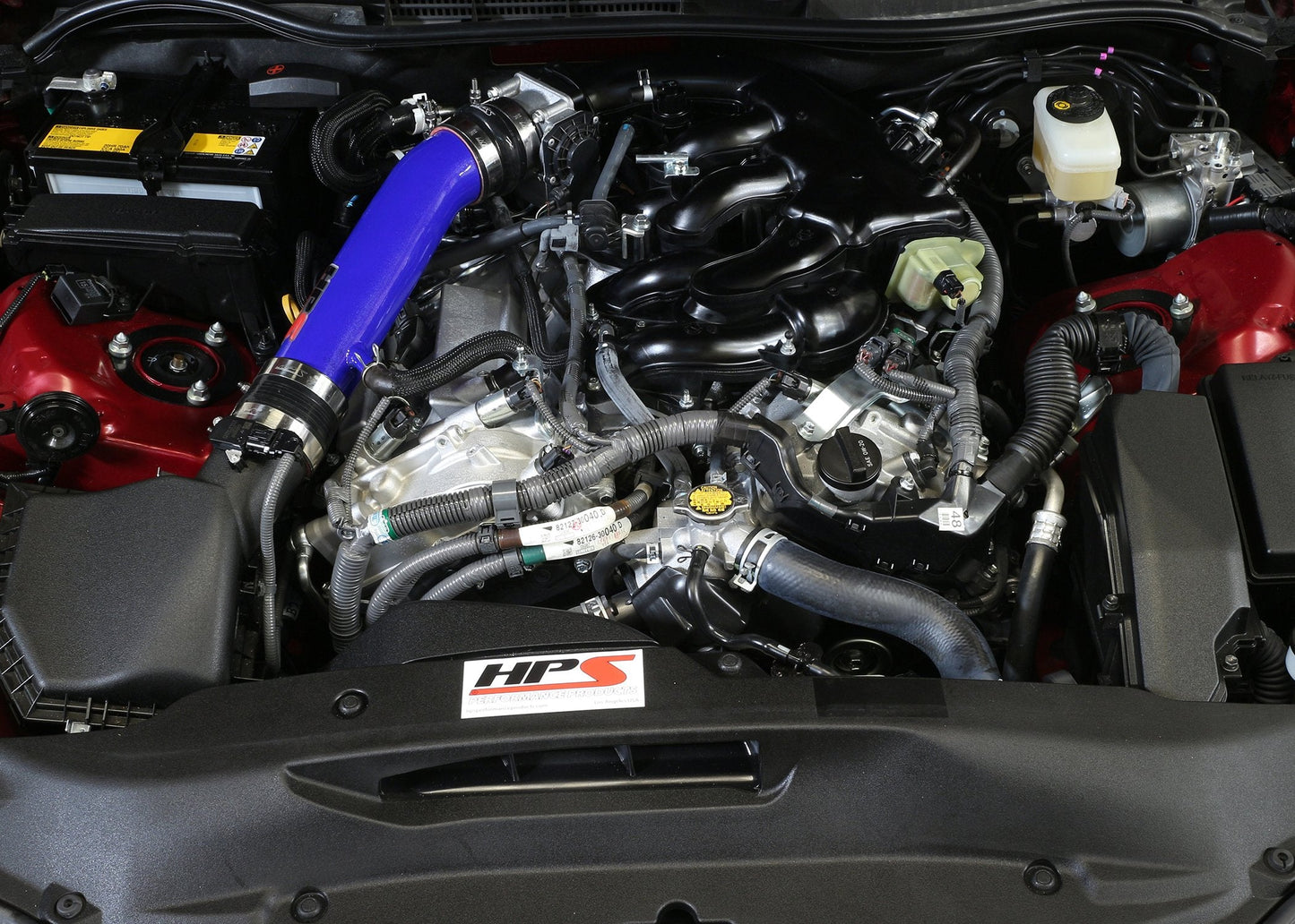 HPS Performance HPS Post MAF Air Intake Tube Kit 2014-2016 Lexus IS250 2.5L V6 Non F-Sport, Blue