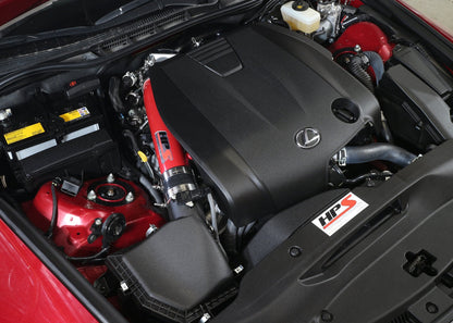 HPS Performance HPS Post MAF Air Intake Tube Kit 2014-2016 Lexus IS250 2.5L V6 Non F-Sport, Red