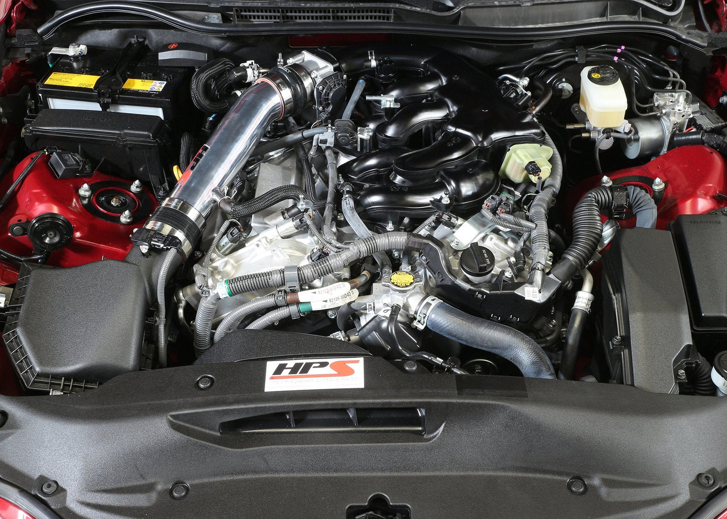 HPS Performance HPS Post MAF Air Intake Tube Kit 2014-2016 Lexus IS250 2.5L V6 Non F-Sport, Black