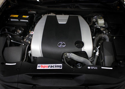 HPS Performance Products Post MAF Air Intake Tube Kit 2013-2018 Lexus IS350 3.5L V6 F-Sport, Black