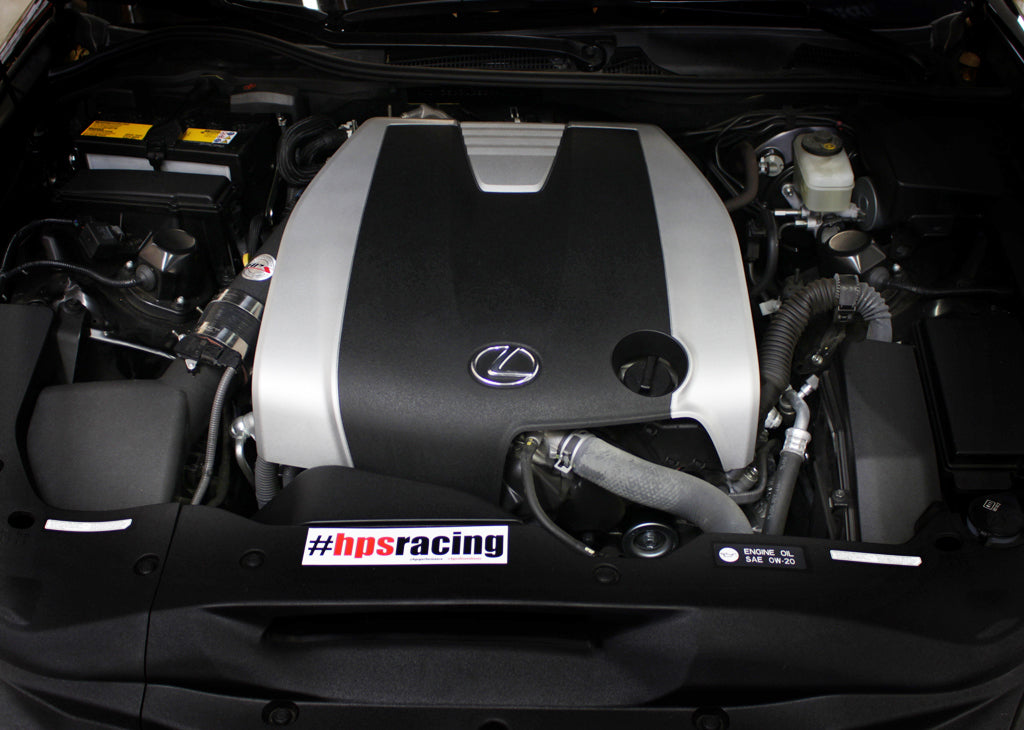 HPS Performance HPS Post MAF Air Intake Tube 2015-2023 Lexus RC350 3.5L V6 F Sport, 27-198