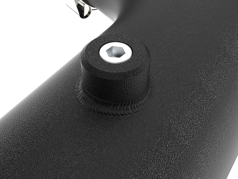 aFe 20-23 GM Diesel Trucks V8 6.6L L5P BladeRunner 3in Aluminum Hot Charge Pipe - Black 46-20448-B 46-20448-B Photo - Close Up
