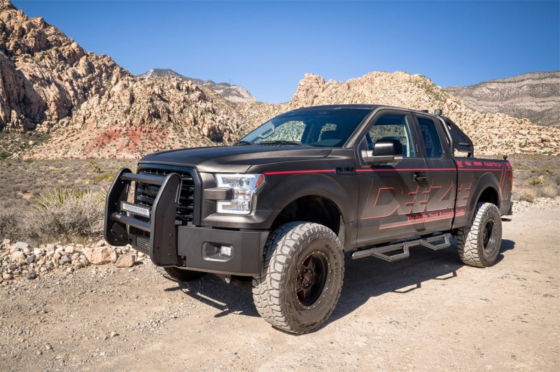 Dee Zee Deezee 99-23 Chevrolet/GMC/Dodge/Ford Full Size Truck Hex Series - Crew Cab Side Steps (Txt Blk) DZ 66321TB