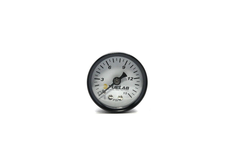 Fuelab 1.5 Inch Fuel Pressure Gauge CARB, Range 0-15psi 71502 Photo - Primary