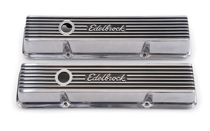 Edelbrock Valve Cover, Elite II Series, Chevrolet, 1959-1986 262-400 CID V8, Low 4262 Photo - Primary