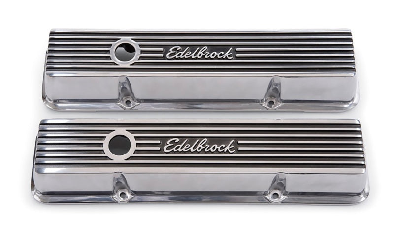 Edelbrock Valve Cover, Elite II Series, Chevrolet, 1959-1986 262-400 CID V8, Low 4262 Photo - Primary