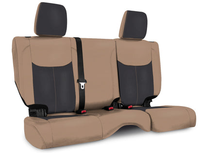 PRP Seats PRP 13-18 Jeep Wrangler JK Rear Seat Cover/2 door - Black/Tan B023-04 B023-04 Photo - Primary