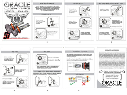 ORACLE Lighting Oracle 880 - S3 LED Headlight Bulb Conversion Kit - 6000K S5246-001 S5246-001 User 4
