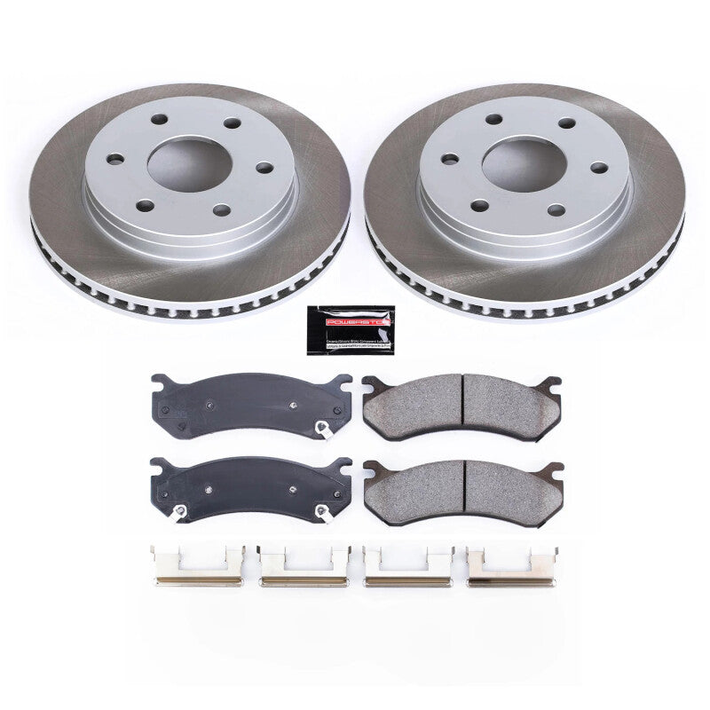 PowerStop Power Stop 00-06 GMC Yukon XL 1500 Front Semi-Coated Rotor Kit SC2009 SC2009 Photo - Primary