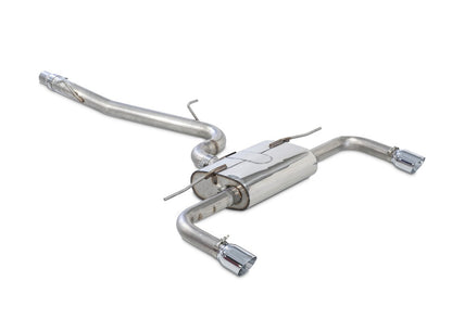 AWE Tuning Audi 8V A3 Touring Edition Exhaust - Dual Outlet Chrome Silver 90 mm Tips 3015-32056 3015-32056 Photo - Primary