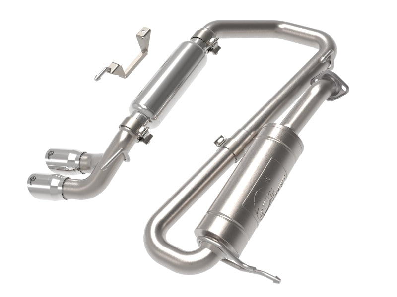 aFe 18-21 Suzuki Jimny Takeda 2-1/4in. 304 SS Cat-Back Exhaust w/ Polished Tip 49-37020-P 49-37020-P Photo - Primary