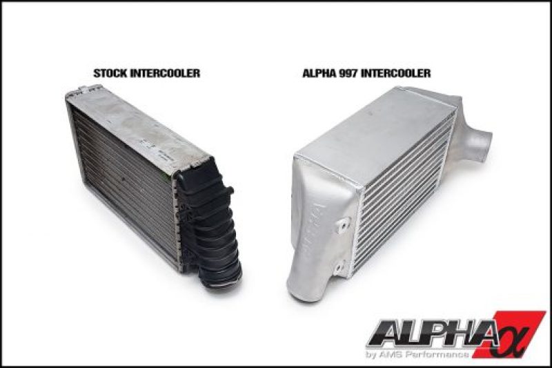AMS Performance Porsche 997.2TT Alpha Intercooler System (For Stock Framed Turbos) ALP.09.09.0002-2 ALP.09.09.0002-2 Photo - Primary