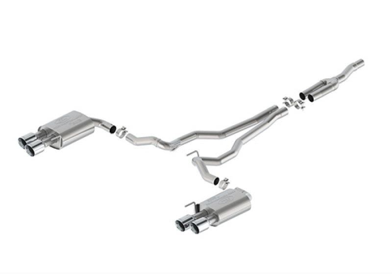 Ford Racing 2024 Mustang 2.3L Touring Non-Active Cat-Back Exhaust w/GT Valance - Chrome Tip M-5200-M2TCV M-5200-M2TCV User 1