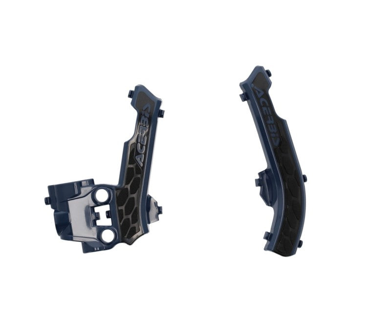 Acerbis 17+ KTM SX50/ SX-E 3/SX-E 5/ Husq EE 5/TC50/ GasGas Frame Guards- X-Grip - Blue/Black 2979611034 2979611034 Photo - Primary