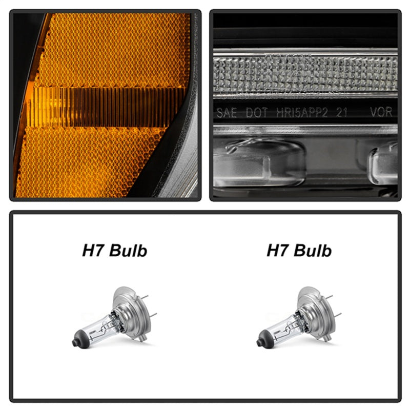 SPYDER Signature 20-21 Ford F150(Halogen Model) Proj. Headlights - Black(PRO-YD-FF15021HALSI-SEQ-BK) 5088710 5088710 Photo - Unmounted