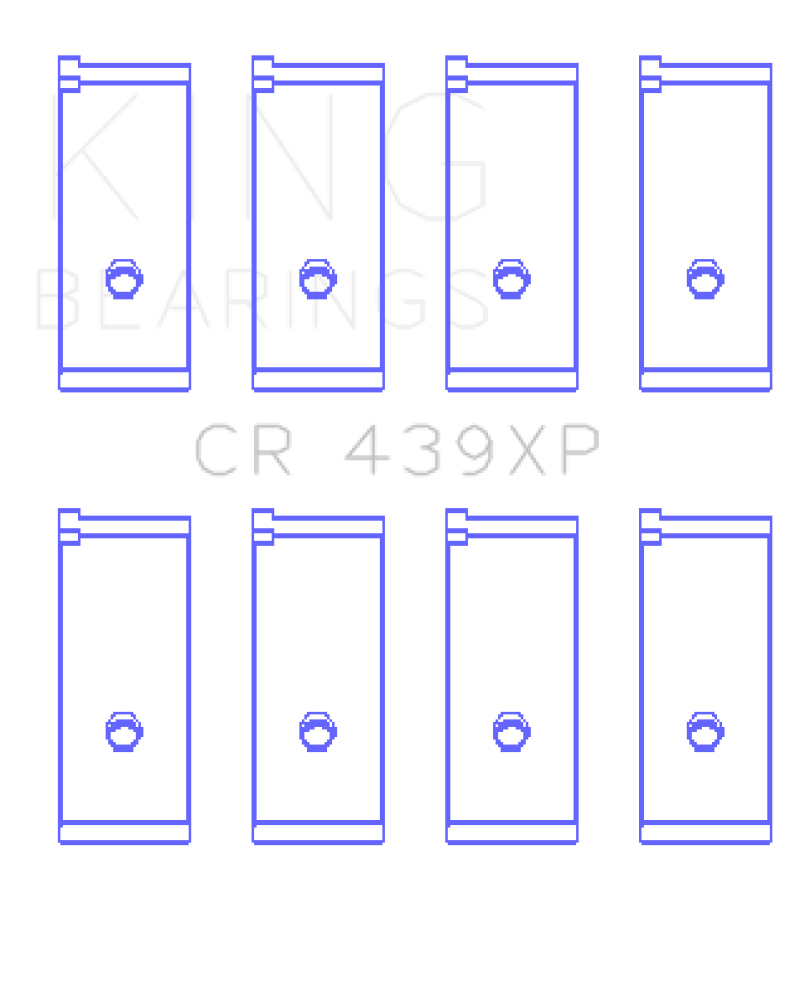 King Engine Bearings King Acura B17A1/B18A1/B18B1 (Size 0.25mm) Performance Rod Bearing Set CR439XP0.25 CR439XP0.25 Photo - Primary