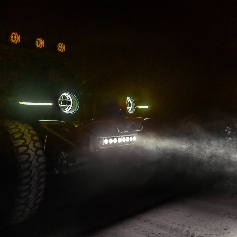 KC HiLiTES FLEX ERA LED Light Bar 10in. Light Shield - Clear (SHIELD ONLY) 5332 5332 Photo - lifestyle view