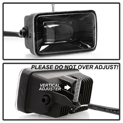 Spyder 15-18 Ford F-150 / 17-18 Ford F-250/F-350 Full LED Fog Lights - w/o Switch (FL-LED-PRO-4) 9043277 9043277 Photo - Unmounted