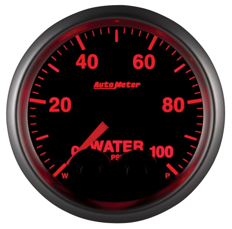 Autometer 2-1/16 E/S Water Press. Gauge - 0-100psi ATM5668 5668 User 6
