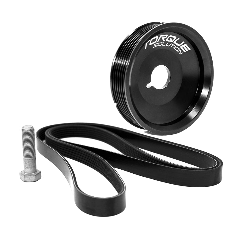 Torque Solution Underdrive Crank Pulley Kit: Porsche Boxster / Cayman / 996 / 997 TS-POR-458NoAC Photo - Primary
