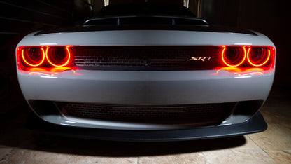 ORACLE Lighting Oracle 15-21 Dodge Challenger Dynamic Surface Mount Headlight Halo Kit - ColorSHIFT - Dynamic 3990-332 3990-332 User 4