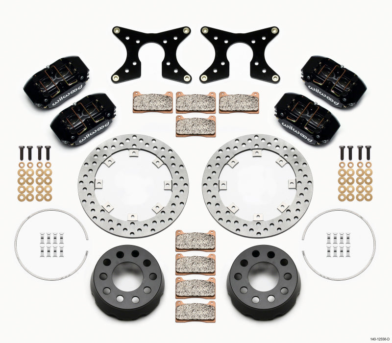 Wilwood Dynapro Lug Mount Dual Rear Dynamic Kit SA Drilled 58-64 Olds/Pont .690in Studs 140-12556-D 140-12556-D Photo - Primary