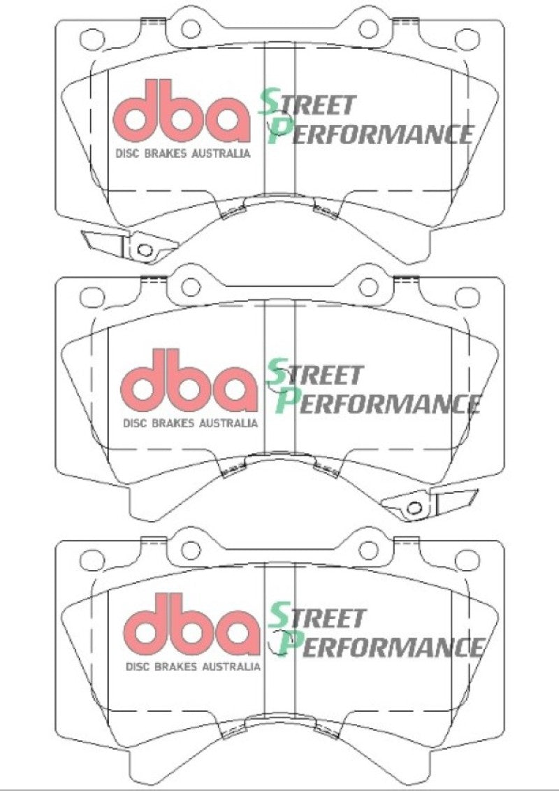 DBA 07-18 Toyota Tundra SP Performance Front Brake Pads DB1838SP DB1838SP Photo - out of package