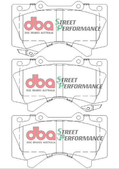 DBA 07-18 Toyota Tundra SP Performance Front Brake Pads DB1838SP DB1838SP Photo - out of package