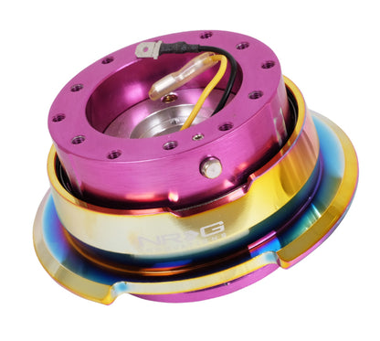 NRG 2.8 Quick Release Purple Body Neochrome Ring SRK-280PP-MC Photo - Primary