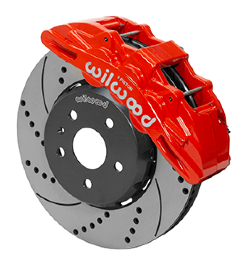 Wilwood SX6R Front Brake Kit 14in SRP Slotted/Drilled Red 16-19 Chevy Camaro SS 140-15438-DR 140-15438-DR User 1