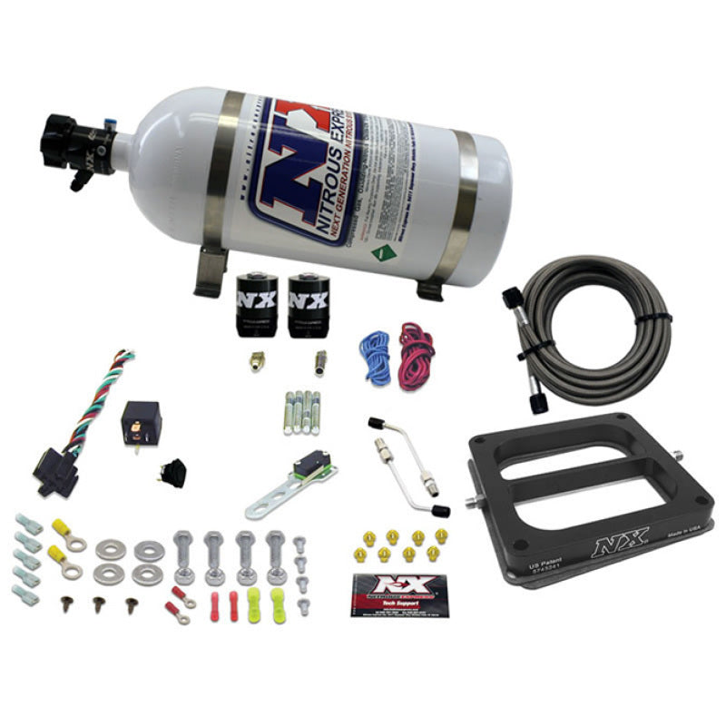 Nitrous Express Dom/Gasoline Nitrous Kit (100-500HP) w/10lb Bottle 50070-10 50070-10 Photo - Primary