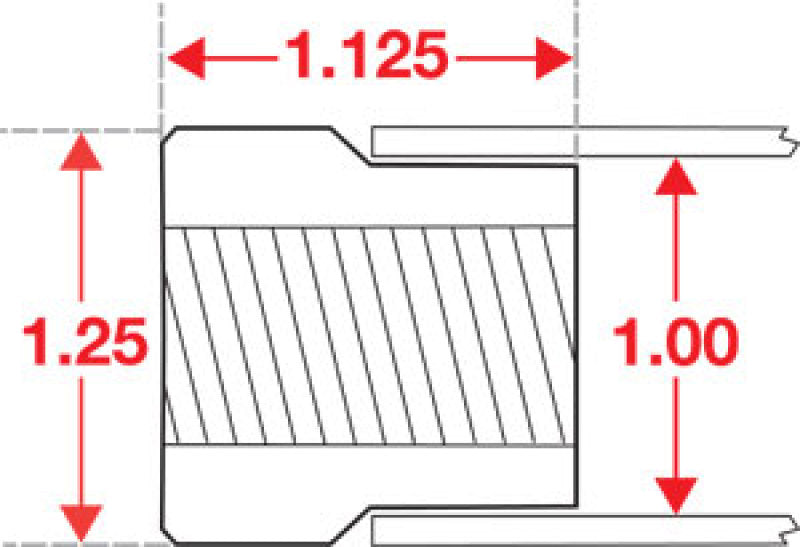 SPC Performance Weld In Bung LH Thread 3/4in x 16 15303